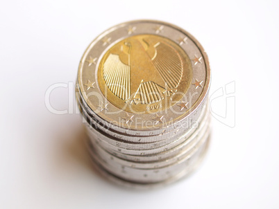 Euro coins