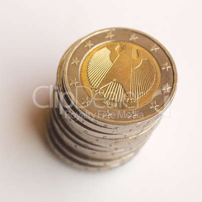 Euro coins