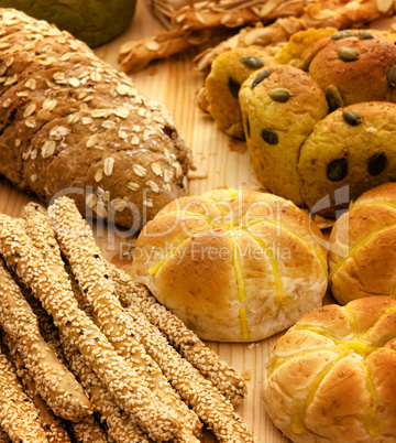 Variety of Breads