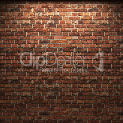 illuminated brick wall
