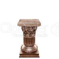 bronze column