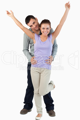 Happy young couple