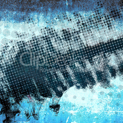 Grunge halftone template background