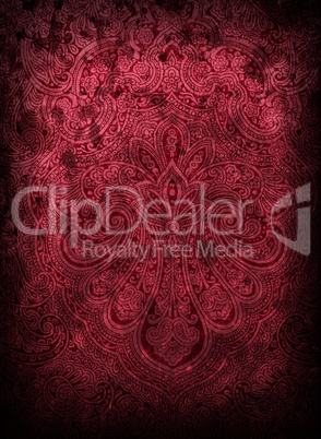 Victorian Paisley Abstract Background