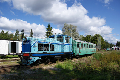 Locomotive with wagon