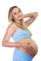 pregnant girl in studio