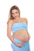 pregnant girl in studio