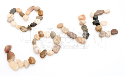Love Sign Of Pebbles