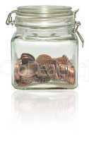 Coins in Jar