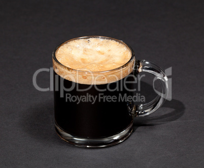 Expresso Coffee in glass cup