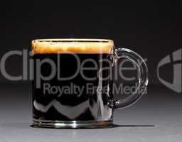 Expresso Coffee in glass cup