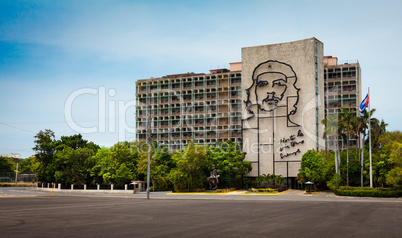 Havana, Cuba - on June, 7th. monument to Che Guevara Revolution
