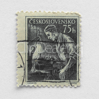 Czech stamp