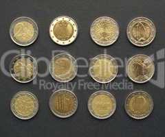 Euro coins