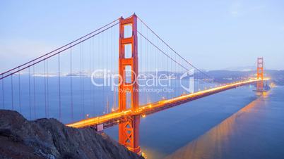 Golden Gate Bridge, time lapse