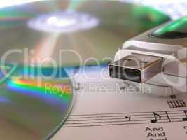 CD DVD MP3 player