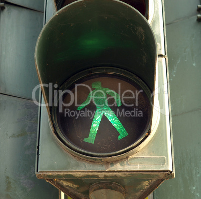 Traffic light sign