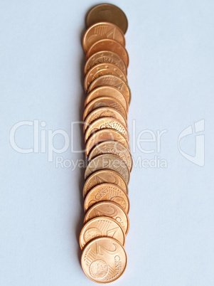 Euro coins