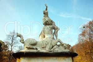 Marmorskulptur von Antonio Corradini im Grossen Garten von Dresden