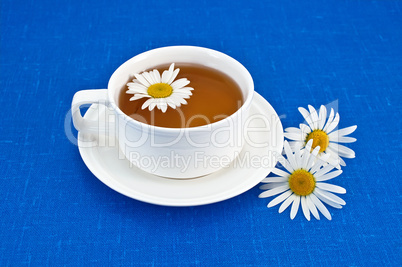 Herbal tea with chamomile