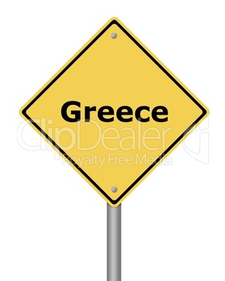 Warning Sign Greece