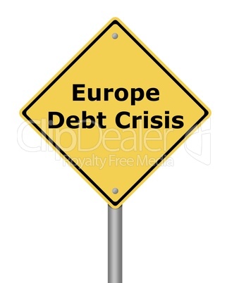 Warning Sign Europe Debt Crisis