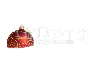 Eine Christbaumkugel - A Christmas ball