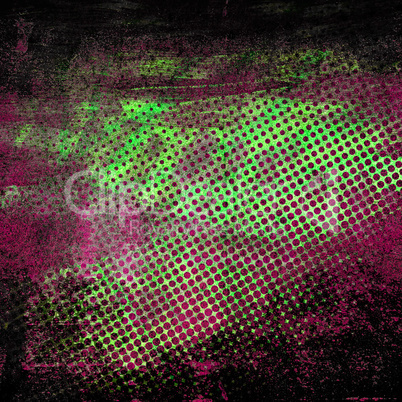 Abstract grunge gradient halftone