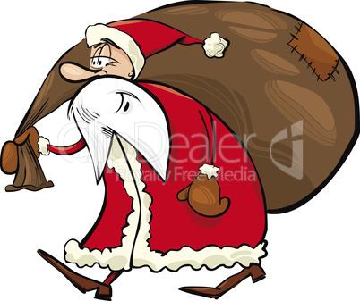 Santa Claus with gifts