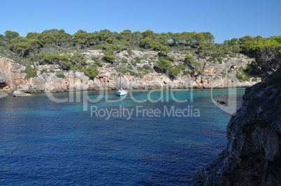 Bucht bei Cala Pi, Mallorca