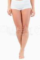 Portrait of a woman's legs