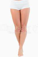 Portrait of a fit woman's legs