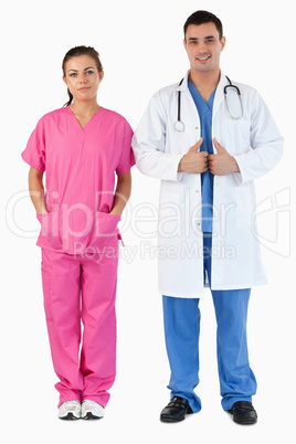 Portrait of a doctor and a nurse