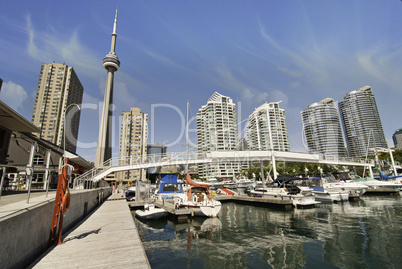 View of Toronto from a Pier, Canada