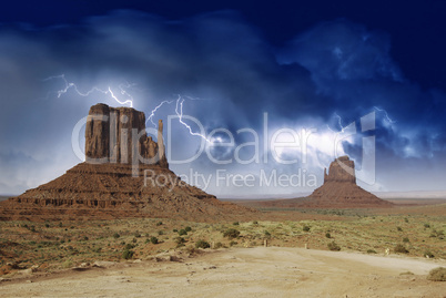 Rocks and Colors of Monument Valley