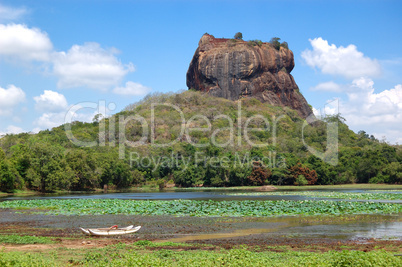 The Sigiriya (Lion's rock) is an ancient rock fortress and palac