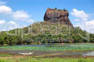 The Sigiriya (Lion's rock) is an ancient rock fortress and palac