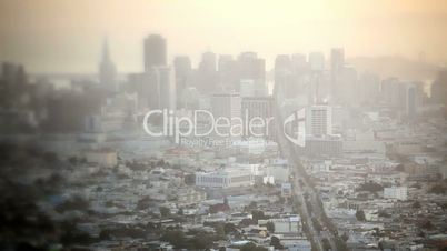 Downtown San Francisco, time lapse