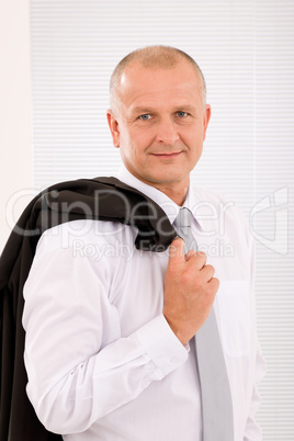 Executive mature businessman professional portrait