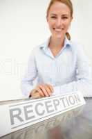Female receptionist