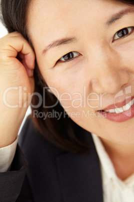 Portrait of business woman in suit