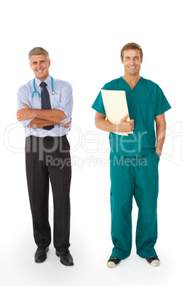 Two male medical professionals