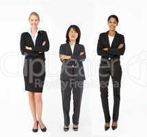 Group of mixed age and race businesswomen