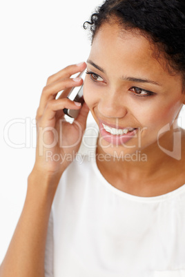 Young woman on phone