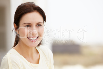 Portrait woman outdoors