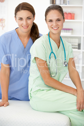 Female hospital doctors