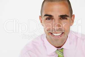 Young businessman head and shoulders