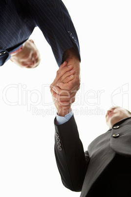 Detail businessmen shaking hands