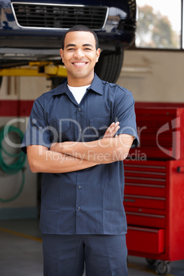 Mechanic at work