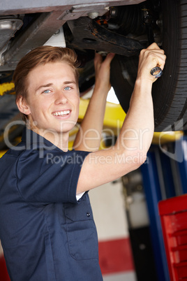 Mechanic at work